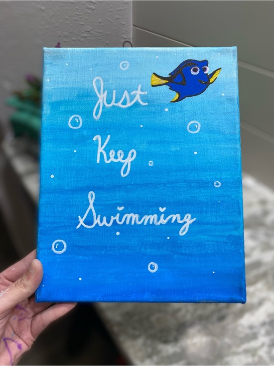 Hand Crafted Other - Hand-Crafted Disney Canvas Art
